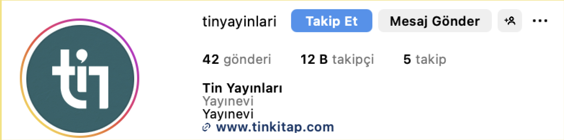 Sonra - Tin Yayınları