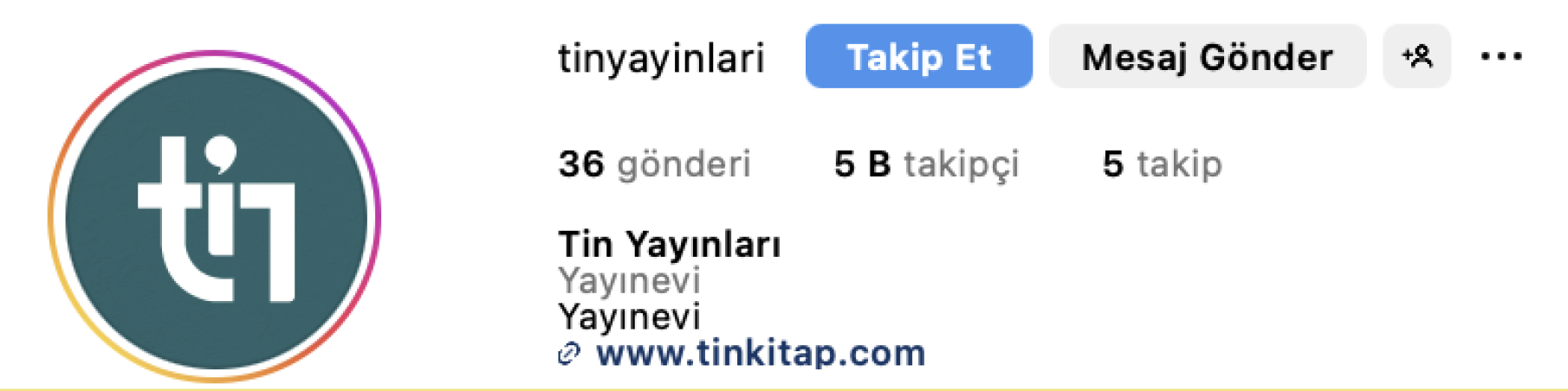 Önce - Tin Yayınları